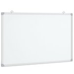 Tableau magnétique panneau écriture école maison bureau 80 x 50 x 1 7 cm aluminium 02_0045446