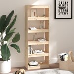 vidaXL Bibliothèque/Séparateur de pièce 60x30x167 5 cm pin massif