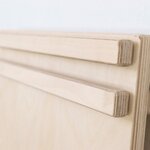 Jeu d'équilibre et motricité PIKY - bois naturel et jaune