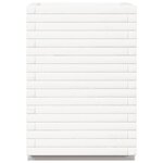 vidaXL Jardinière blanc 50x50x72 cm bois de pin massif