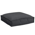 vidaXL Coussins de palette pour sièges 2 Pièces noir 40x40x8 cm polyester