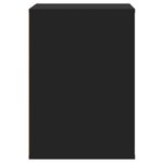 vidaXL Commode d'angle noir 60x41x58 cm bois d'ingénierie