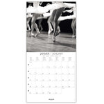 Grand Calendrier Mural 29x29 Cm - 2025 - Danse - Draeger paris