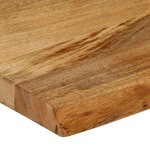 vidaXL Dessus de table à bord vivant 160x20x2 5cm bois massif manguier
