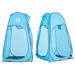 vidaXL Tente d'intimité bleu escamotable imperméable