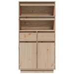 vidaXL Buffet haut 60x40x116 5 cm Bois massif de pin