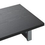 vidaXL Meuble de salle de bain Noir 60x40x16 3 cm