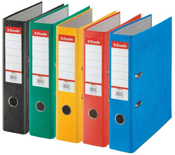 Classeur à levier couleur Rainbow dos de 8 cm assorti Aléatoire ESSELTE