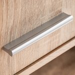 vidaXL Ensemble de meuble TV de 5 pièces en bois d'ingénierie blanc et chêne sonoma