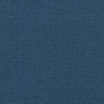 vidaXL Coussin de tête de lit bleu 120 cm tissu