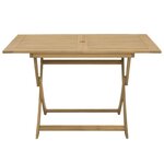 vidaXL Ensemble à manger de jardin 7 Pièces Bois d'acacia solide