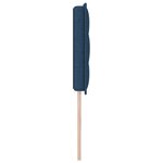 vidaXL Tête de lit LED Design Lignes Bleue 72 cm Tissu
