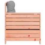 vidaXL Canapé de jardin accoudoir avec coussin bois massif douglas