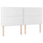vidaXL Sommier à lattes de lit avec matelas et LED Blanc 200x200 cm