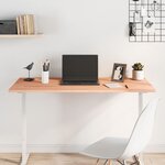 vidaXL Dessus de bureau 110x55x1 5 cm bois massif de hêtre