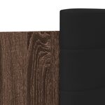 vidaXL Cadre de lit sans matelas chêne marron 100x200 cm
