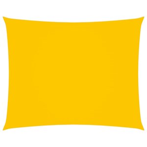 vidaXL Voile de parasol Tissu Oxford rectangulaire 6x7 m Jaune