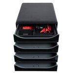 Organiseur De Tiroir Drawinsert Ecoblack - Noir - X 6 - Exacompta