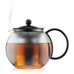 Théiere à piston BODUM - ASSAM - couvercle plastique - filtre en inox - 1.0 l