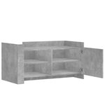 vidaXL Table basse gris béton 100x50x50 cm bois d'ingénierie