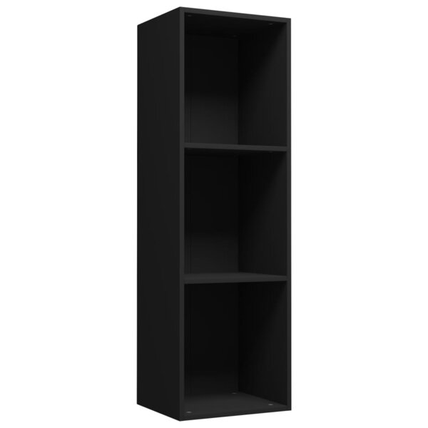 vidaXL Bibliothèque/Meuble TV Noir 36 x 30 x 114 cm Aggloméré