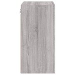 vidaXL Meuble TV mural sonoma gris 40 5x30x60 cm bois d'ingénierie