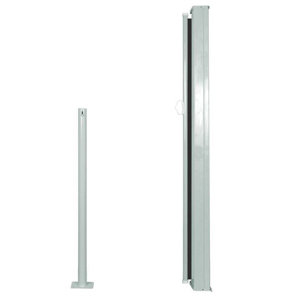 vidaXL Auvent latéral rétractable 120 x 300 cm Noir