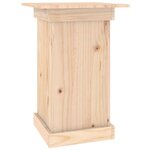 vidaXL Support à fleurs 40x40x60 cm Bois de pin solide