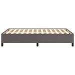 vidaXL Cadre de lit sans matelas gris 120x190 cm similicuir