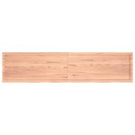 vidaXL Étagère murale marron clair bois chêne massif traité