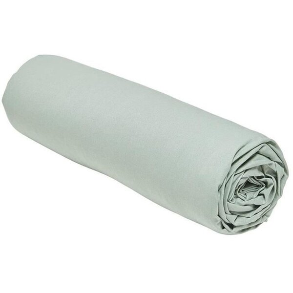Drap housse - 160 x 200+23 cm uni - Celadon