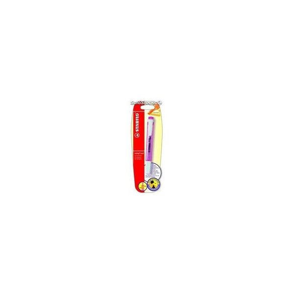 Surligneur de poche SWING COOL Pointe Biseautée 1 - 4 mm - Rose x 10 STABILO