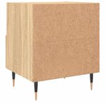 vidaXL Tables de chevet 2 Pièces chêne sonoma 40x35x47 5 cm