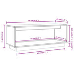vidaXL Meuble TV Marron miel 90x35x35 cm Bois de pin massif