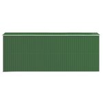vidaXL Abri de jardin Vert 192x523x223 cm Acier galvanisé
