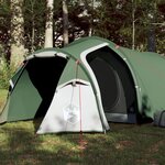 vidaXL Tente de camping tunnel 3 personnes vert imperméable