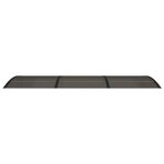 vidaXL Auvent de porte Noir 300x100 cm Polycarbonate