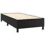 vidaXL Cadre de lit sans matelas noir 100x200 cm similicuir