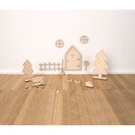 Mini scène de Noël à monter 24 pièces