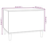 vidaXL Table basse Sonoma gris 60x44 5x45 cm Bois d'ingénierie