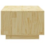 vidaXL Table basse 110x50x33 5 cm bois de pin massif