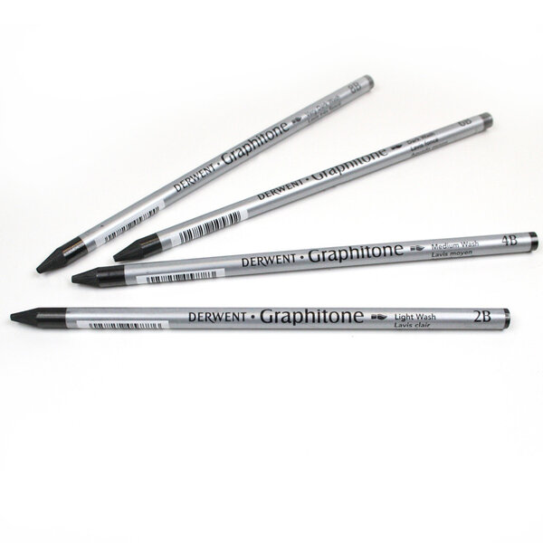 DERWENT - GRAPHITONE - graphite aquarellable en crayon 6B