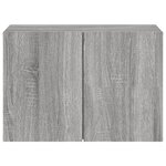 vidaXL Meuble TV mural sonoma gris 60x30x41 cm