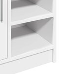vidaXL Armoire de lavabo blanc 63x29x55 cm bois d'ingénierie