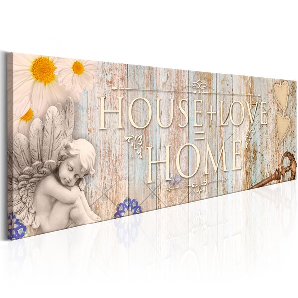 Tableau - mathematics of love l x h en cm 135x45