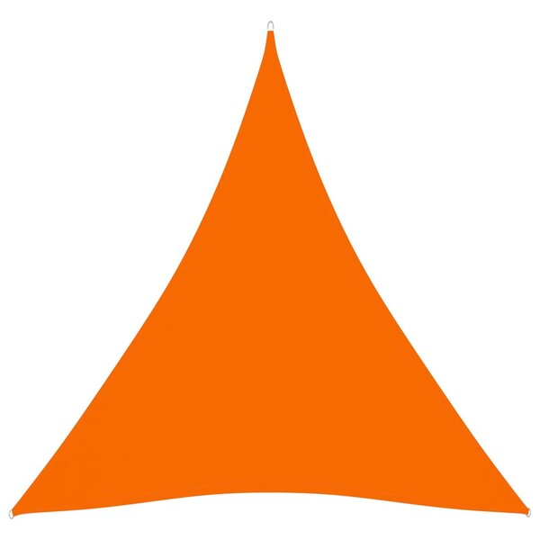 vidaXL Voile de parasol Tissu Oxford triangulaire 5x5x5 m Orange