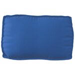 vidaXL Coussin de palette pour dossier bleu royal 70x40x12 cm en tissu Oxford