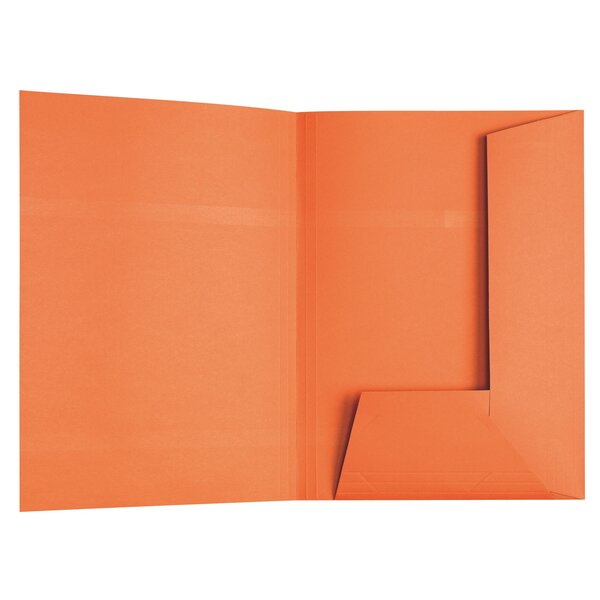 Sous-dossier kraft dossier suspendu 2 rabats esselte 23 x 31 cm - orange - carton de 100