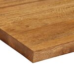 vidaXL Dessus de table 110x70x3 8cm rectangulaire bois massif manguier