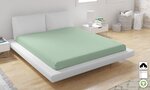 Drap housse en coton bio 140 x 200 cm - Vert